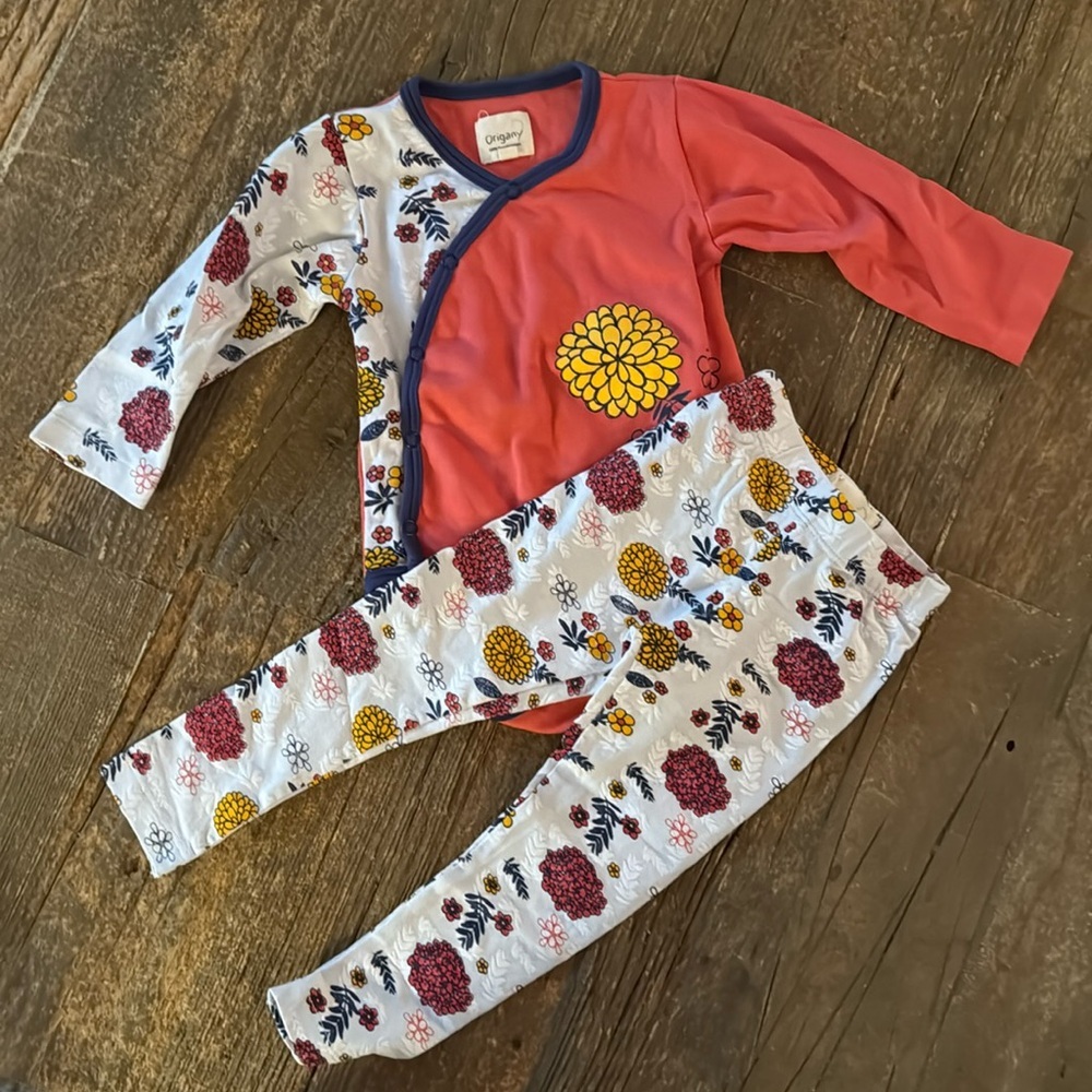 Origany Matching Floral Outfit